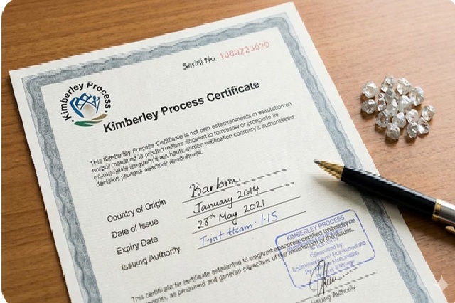キンバリープロセス証明書